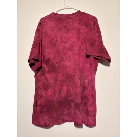 Tennessee River Gold Men XXL Pink Tie Dye Native American Graphic Single Stitch - Picture 5 of 10